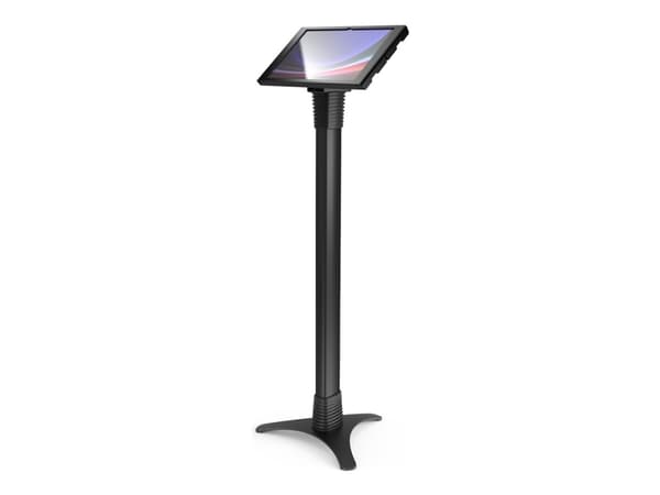 Compulocks Galaxy Tab S9 14.6" Ultra Apex Enclosure Portable Floor Stand Black - Ställ - för surfplatta - portabel - låsbar - metallram - svart - skä