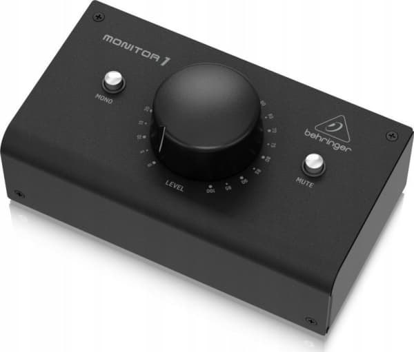 Behringer MONITOR1, Käännettävä äänenvoimakkuuden säätö, Vapaasti seisova, Musta, Saksa