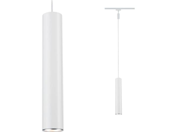 Paulmann URail CATALEJO pendel GU10 max.10W hvit / krom / metall Kromfarget, Hvit