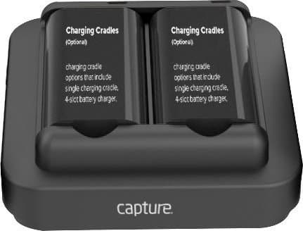 Capture Eagle - Ladeholder - 2-slot - 2 x batterier lader