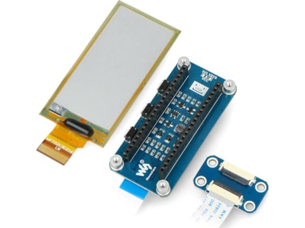 Waveshare E-papper E-Ink 2,9'' 296x128px flexibel display för Raspberry Pi Pico - svart/vit - Waveshare 20125}