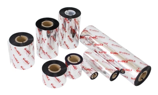 Godex GRS 945, Svart, Termal transfer, Wound out (CSO), Svart, Godex, 5,7 cm