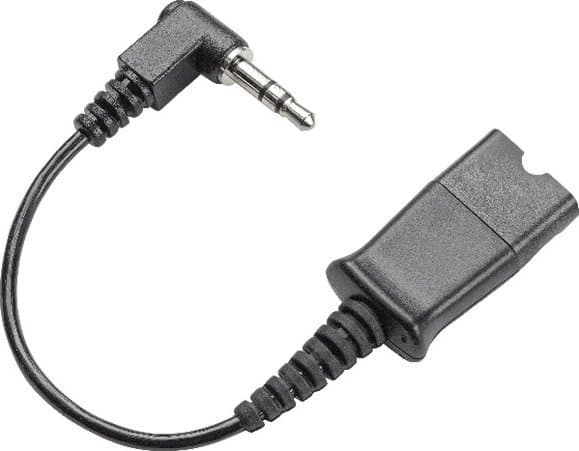 Poly - Headset-kabel - Snabburkoppling till minijack - 15 cm - för Poly EncorePro