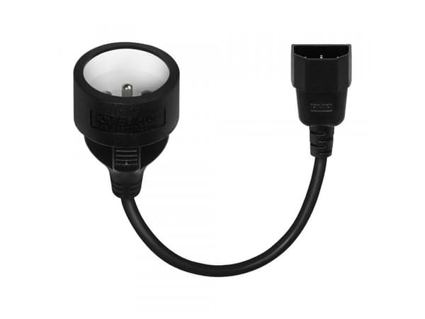 Savio SAVIO CL-180 Strömadapter IEC C14 - CEE 7/5 (E) 15 cm