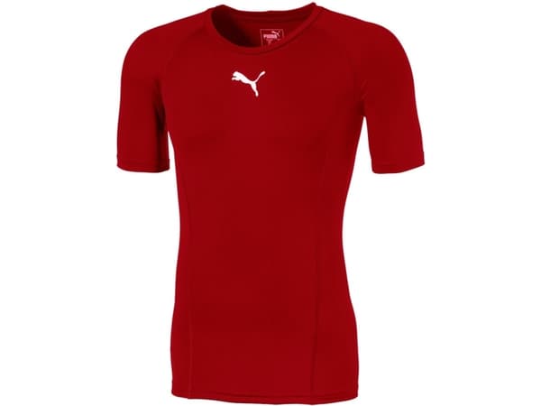 Puma LIGA Baselayer SS Men's T-Shirt Red 655918 01 L