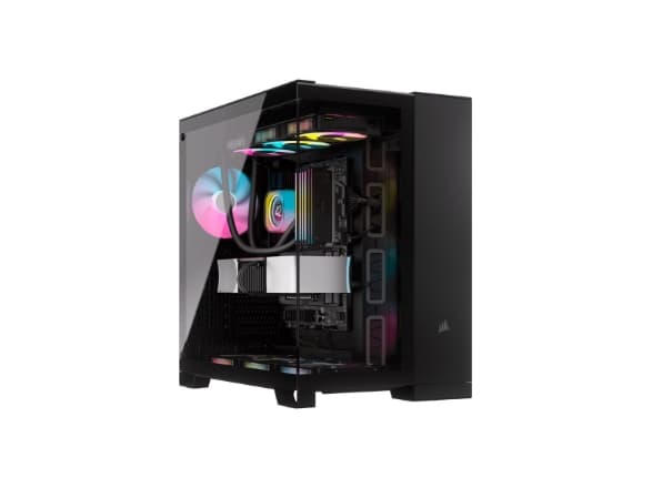 Corsair CC-9011283-WW, Midi Tower, PC, alumiini, musta, ATX, teräs, karkaistu lasi, peli
