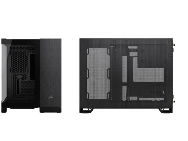 Corsair CC-9011287-WW, Micro-ATX, PC, alumiini, musta, ATX, teräs, karkaistu lasi, peli