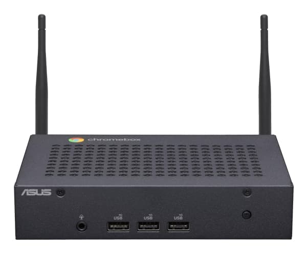 ASUS CHROMEBOX CF40-BC012UN (Celeron N4500 Fanless, 8GB, 64GB eMMC, WiFi6, Bluetooth 5.0, HDMI, DP, VESA, ChromeOS)