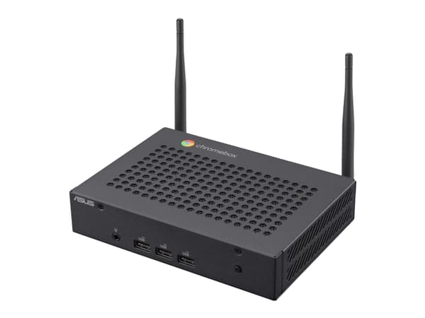 ASUS CHROMEBOX CF40-BC012UN (Celeron N4500 Fanless, 8GB, 64GB eMMC, WiFi6, Bluetooth 5.0, HDMI, DP, VESA, ChromeOS)