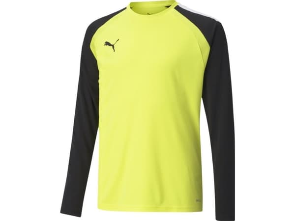 Puma Målvaktsgenser for barn Puma teamPACER GK LS Jersey gul fluo 704939 42 164cm