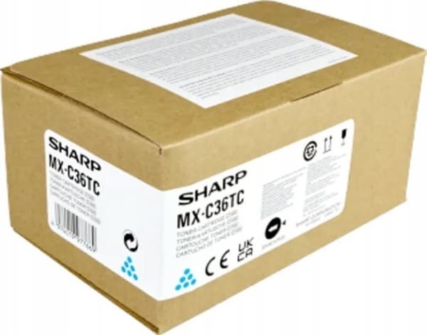 Sharp MXC36TC, 11700 sidor, Cyan, 1 styck