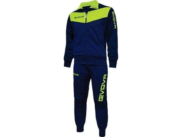 Givova Tuta Visa Fluo Tracksuit navy-green TR018F 0419 L