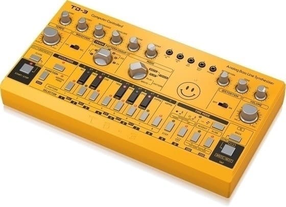 Behringer Behringer TD-3-AM Bass Line-syntetisaattori keltainen