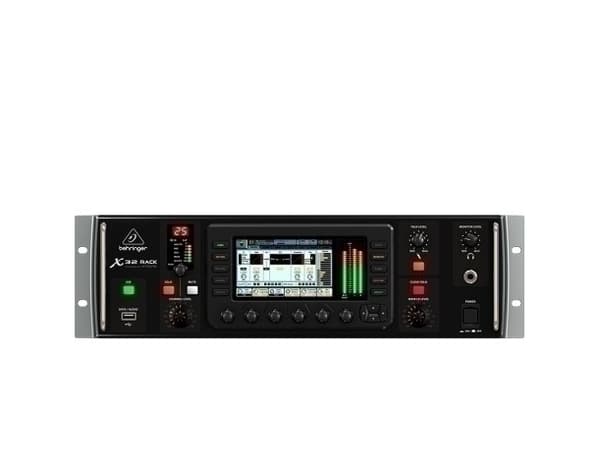 Behringer X32 Rack, 40 kanaler, Rack-montering, 120 W, Sort