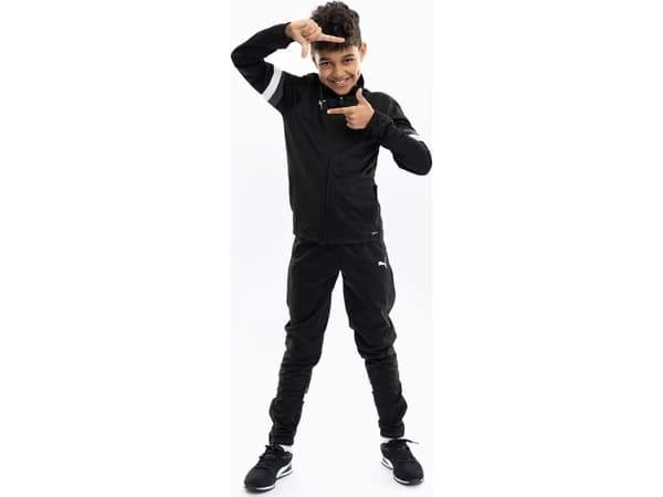 Treningsdress for barn Puma Team Rise svart 658655 03 (152cm)