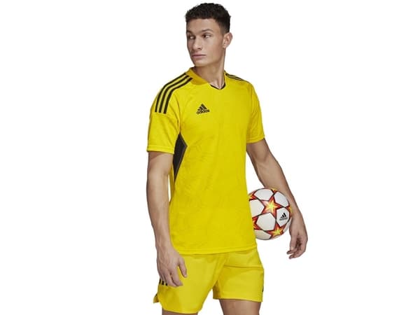 T-skjorte for menn adidas Condivo 22 Match Day Jersey gul HA3518 (M)