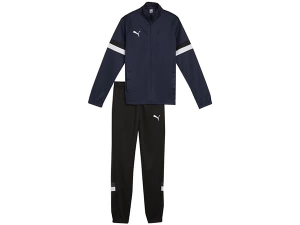 Puma Team Rise tracksuit for kids navy blue-black 658655 06