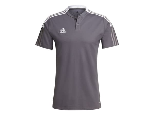 Herreskjorte Adidas Tiro 21 Polo grå GM7364 (S)