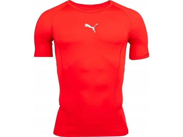 Puma T-skjorte for menn Puma LIGA Baselayer SS rød 655918 01 M