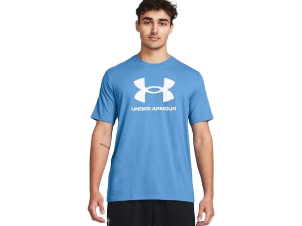 Under Armour T-skjorte for menn Under Armour Sportstyle Logo blå 1382911 444 XL