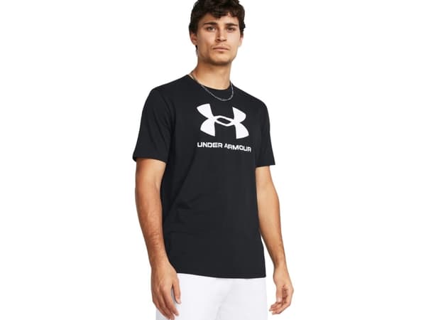 Under Armour Miesten Under Armour Sportstyle Logo T-paita musta 1382911 001 2XL 2XL