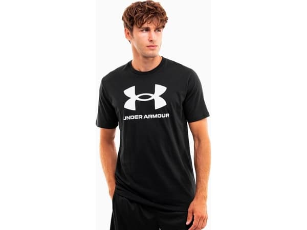Under Armour Miesten Under Armour Sportstyle Logo T-paita musta 1382911 001 2XL 2XL