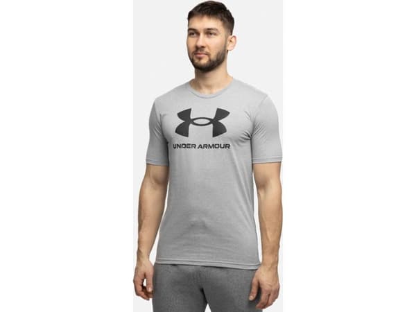 Under Armour T-skjorte for menn Under Armour Sportstyle Logo grå 1382911 035 2XL