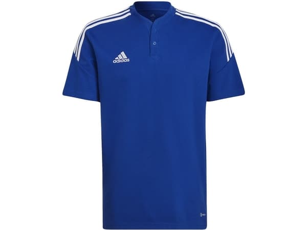 adidas Condivo 22 Polo blue t-shirt HG6307 S