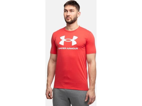 Under Armour Sportstyle Logo Men's T-Shirt Red 1382911 814 S