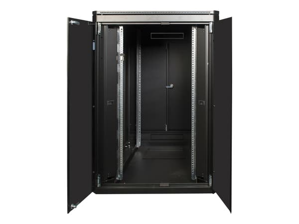 Lanview by Logon Data Line - Rack skap - 800 x 1000 mm, data line - free-standing - svart, RAL 9005 - 22U - 19"