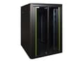 Miniatyrbilde 5 av 5: Lanview by Logon Data Line - Rack skap - 800 x 1000 mm, data line - free-standing - svart, RAL 9005 - 22U - 19"