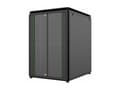 Miniatyrbilde 1 av 5: Lanview by Logon Data Line - Rack skap - 800 x 1000 mm, data line - free-standing - svart, RAL 9005 - 22U - 19"