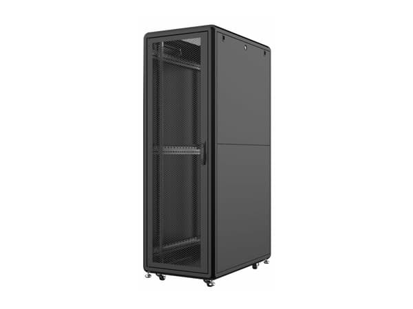 Lanview - Rack skap - 600 x 1000 mm, server line - free-standing - svart, RAL 9005 - 36U - 19"