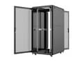 Miniatyrbild 1 av 2: Lanview by Logon Server Line - Rack skåp - 800 x 1000 mm - med 4 kylfläktar - fristående - svart, RAL 9005 - 32U - 19"