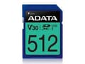 Miniatyrbild 4 av 4: ADATA Premier Pro SDXC UHS-I U3 Class 10 (V30S) - Flash-minneskort - 512 GB - Video Class V30 / UHS-I U3 / Class10 - SDXC UHS-I