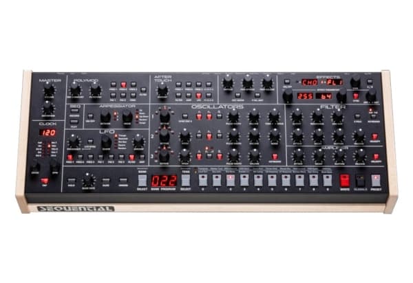 Sequential Trigon 6 Desktop - Polyfon analog synthesizer