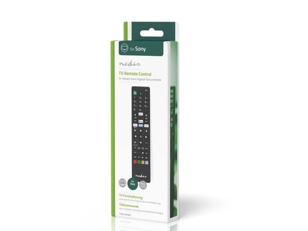 Nedis TVRC45SOBK, TV, IR trådlös, Tryckknappar, Svart