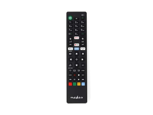 Nedis TVRC45SOBK, TV, IR trådlös, Tryckknappar, Svart Svart