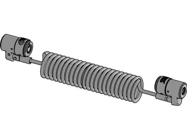 SpacePole ClickSafe Dual Lock - Sikkerhetskabellås