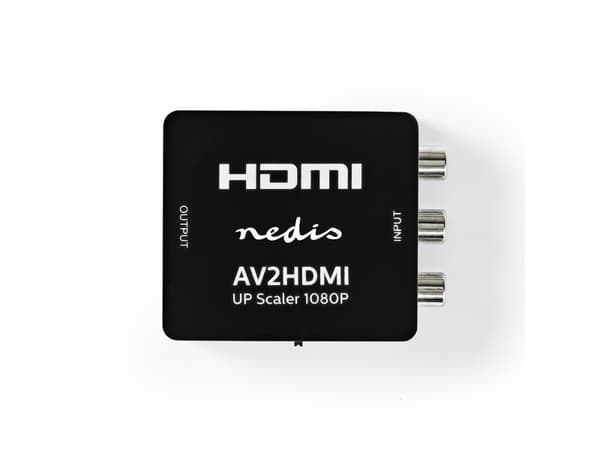 Nedis VCON3456AT, HDMI, ABS, Anthracit, 60 Hz, 480i, 480p, 576i, 576p, 720p, 1080i, 1080p, 1,65 Gbit/sek.