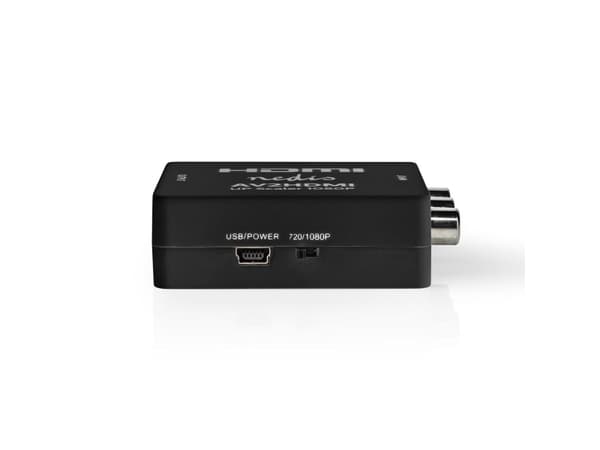 Nedis VCON3456AT, HDMI, ABS, Anthracit, 60 Hz, 480i, 480p, 576i, 576p, 720p, 1080i, 1080p, 1,65 Gbit/sek.