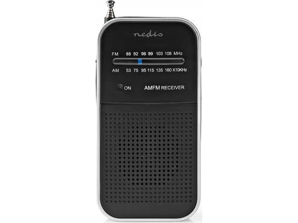 Nedis RDFM1110SI, Bärbar, Analog, AM, FM, 87,5 - 108 MHz, 530-1600 kHz, 0,5 W