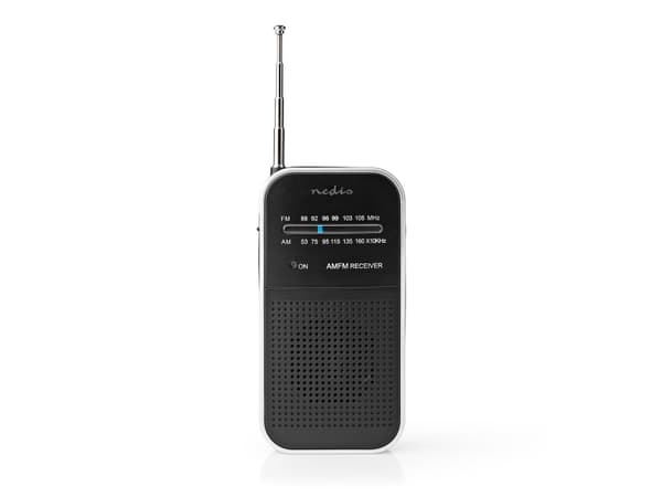 Nedis RDFM1110SI, Bärbar, Analog, AM, FM, 87,5 - 108 MHz, 530-1600 kHz, 0,5 W