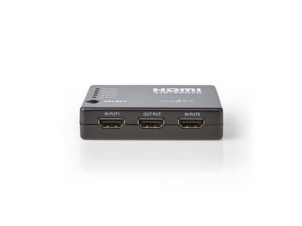 Nedis VSWI3455BK, HDMI, ABS, Sort, 1920 x 1080 (HD 1080), 480i, 480p, 576i, 576p, 720p, 1080i, 1080p, 3,4 Gbit/sek.
