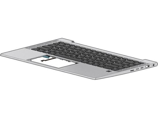 HP - Erstatningstastatur for bærbar PC - Tysk - med toppdeksel - for EliteBook 845 G7 Notebook; Mobile Thin Client mt46