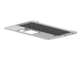 Miniatyrbilde 2 av 3: HP - Erstatningstastatur for bærbar PC - Tysk - med toppdeksel - for EliteBook 845 G7 Notebook; Mobile Thin Client mt46