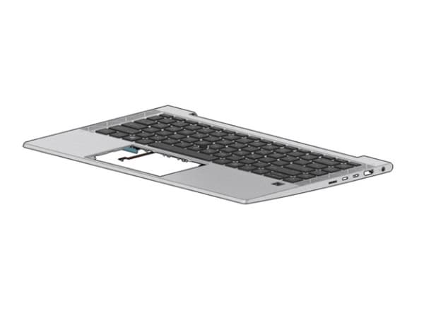 HP - Erstatningstastatur for bærbar PC - Tysk - med toppdeksel - for EliteBook 845 G7 Notebook; Mobile Thin Client mt46