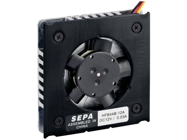 SEPA HFB44B12A-006 Chipkøler 12 V/DC (L x B x H) 7.50 x 44 x 44 mm