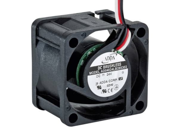 ADDA AD04024LB285302 Aksial ventilator 24 V/DC 22.1 m³/h (L x B x H) 40 x 40 x 28 mm