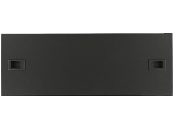 Lanview by Logon - Tomt panel - snap locking - rackmonterbar - svart, RAL 9005 - 4U - 19"